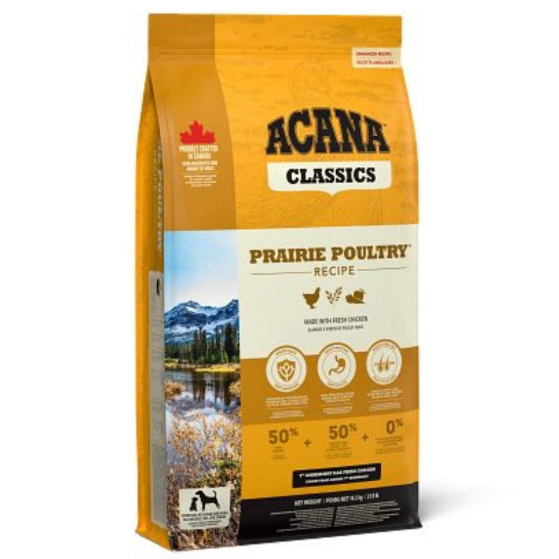 אקאנה לכלבים בכל שלבי החיים